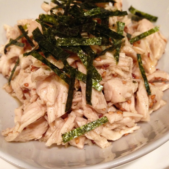 わさび醤油が美味しい鶏むね肉ヘルシーおつまみ♡